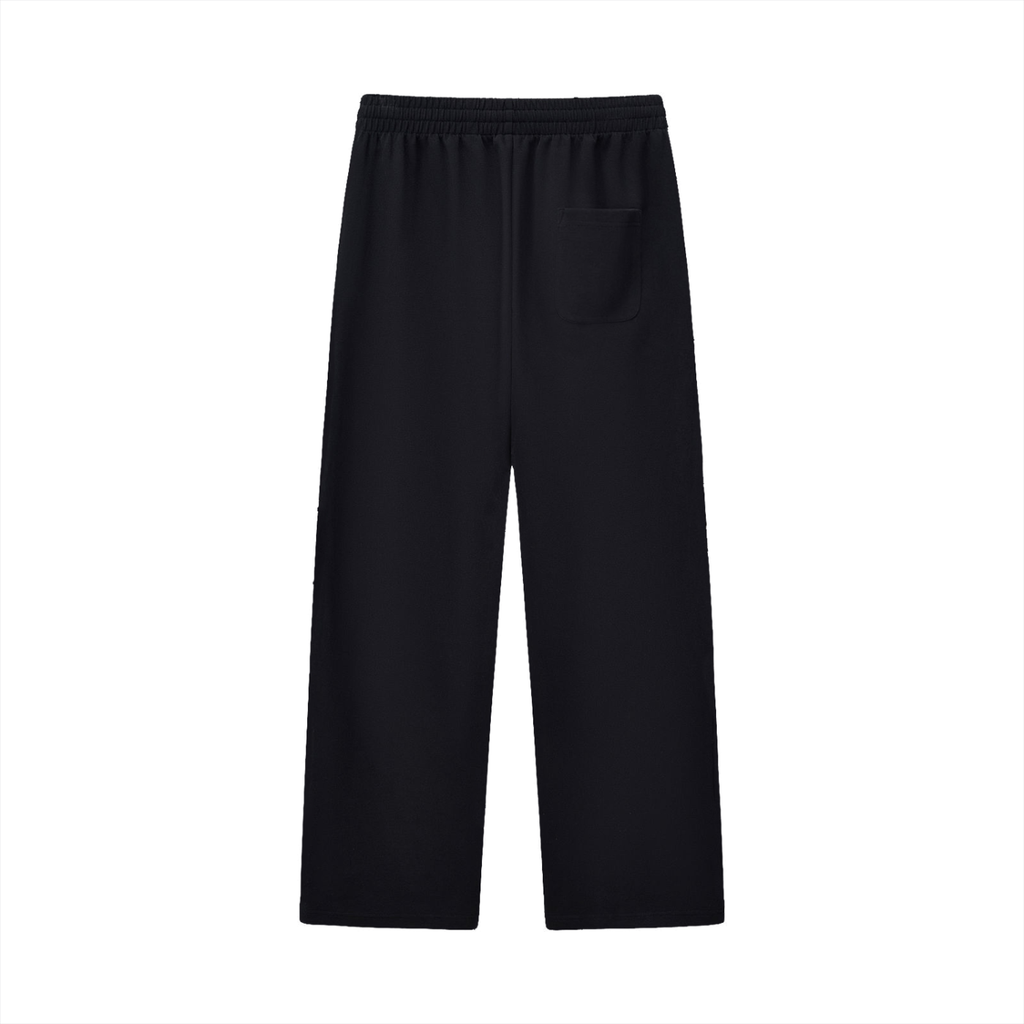 CAPÉL Curved Stripe Straight Sweatpants #1